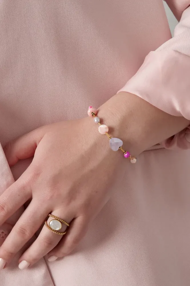 Armband pastel wonderland - roze goud - Image 2