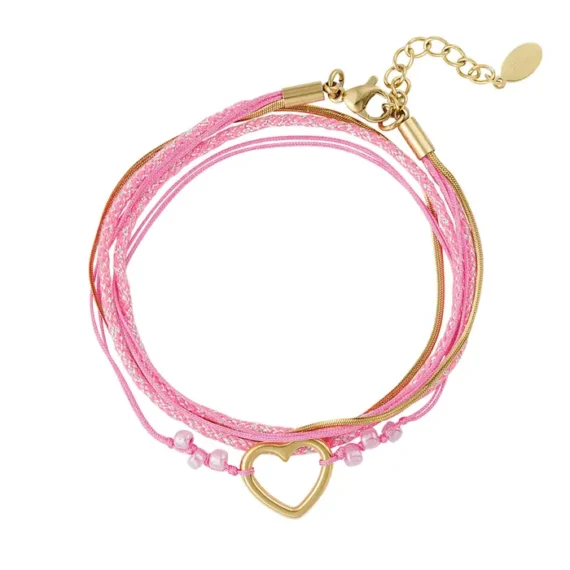 Armband summer flow lover - fuchsia