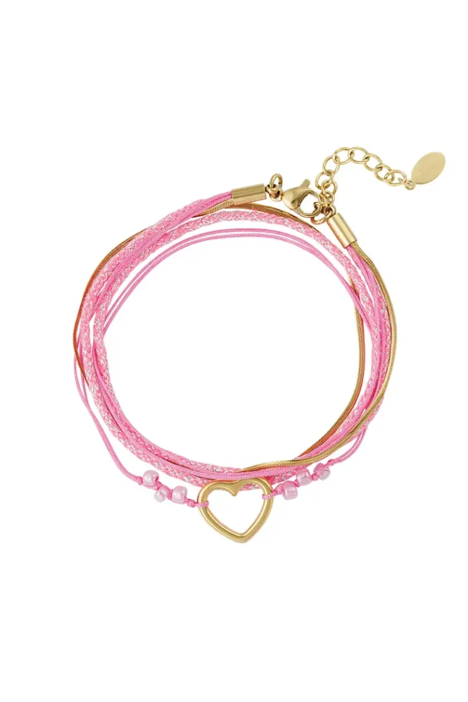 Armband summer flow lover - fuchsia