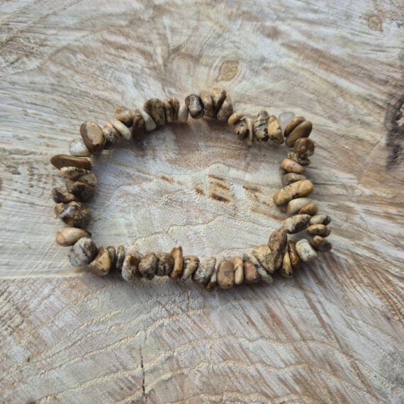 Splitarmband 'Landschap'Jaspis