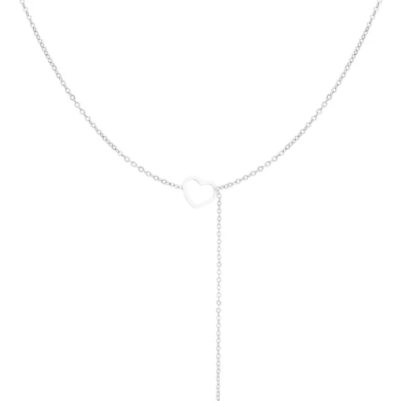 Ketting cherised treasure- zilver- stainless steel