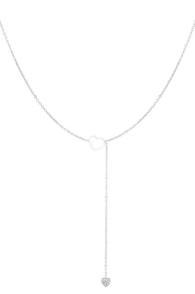 Ketting cherised treasure- zilver- stainless steel