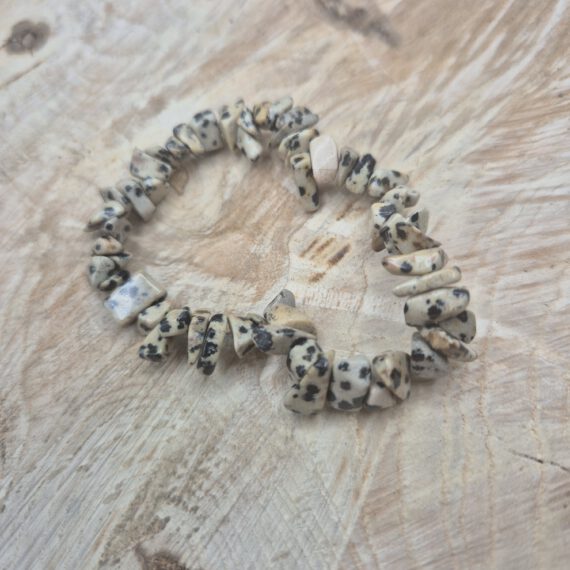 Splitarmband Jaspis Dalmatiër